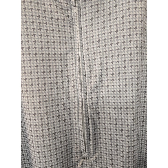 Birdie Bound Golf Shirt Mens 3XL Gray Blue  1/4 Zip  Long Sleeve Geometric Print - Picture 8 of 14